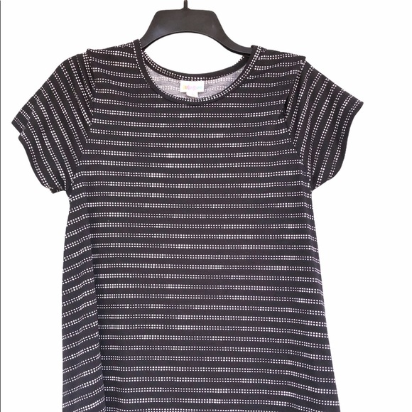 LulaRoe size small cozy black & white Carly dress - Picture 1 of 8